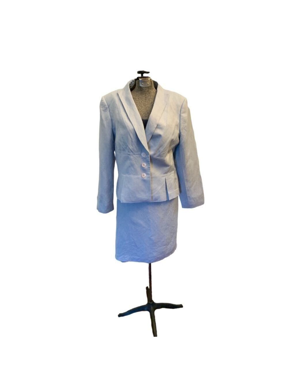 Women's Calvin Klein Skirt Suit Size 12 Blue